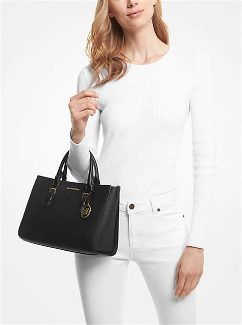 michael kors bristol top handle small satchel|Charlotte Medium Saffiano Leather 2.